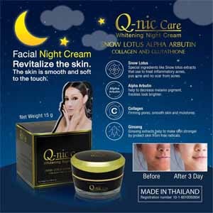 Q-Nic Care Whitining Night Cream