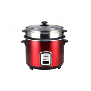 Vision Rice Cooker RC- 1.8 L REL-40-06 SS Red (Double Pot)