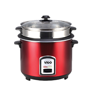 Rice Cooker 1.8 L Red Two Pot SS 40-06