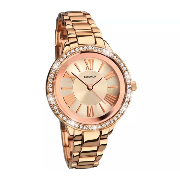 Sekonda women's clearance rose gold watch