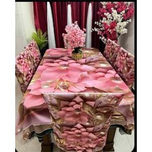 3D Print Premium Dining Table Cloth & Chair Cover Set 7 in 1