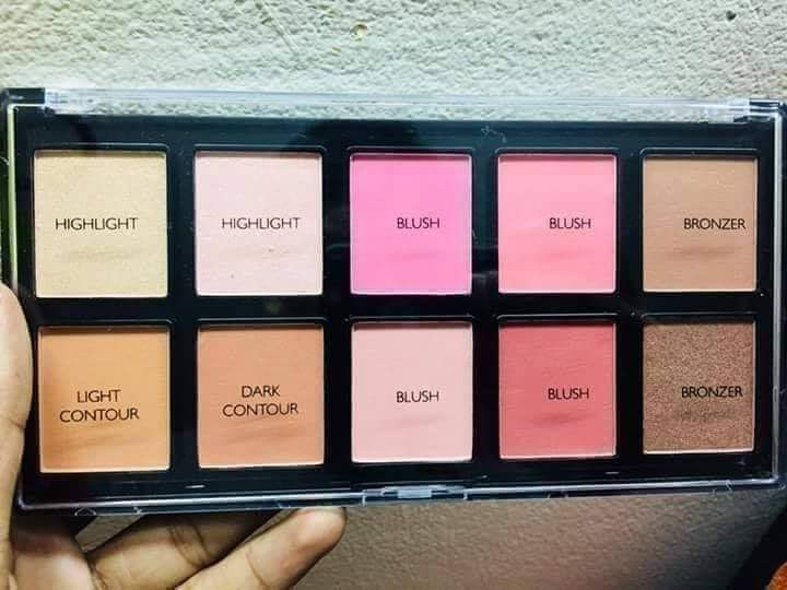 Chanlanya Brand 10 color blush palette