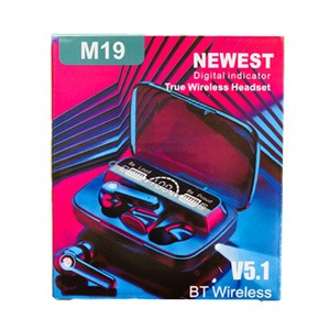 M19 TWS Wireless Bluetooth Headphones