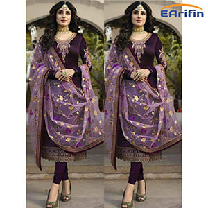 indian soft georgette three piece-6