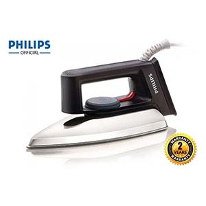 Philips Classic Dry Iron HD1134/28 Black and Silver