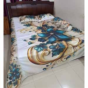 Premium 3D Design Bed Sheet