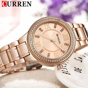 CURREN 9004 – RoseGold Stainless Steel Analog Watch for Women