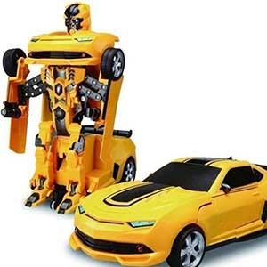 Transformer Transformer Robot Car for kids - Yellow- Yellow