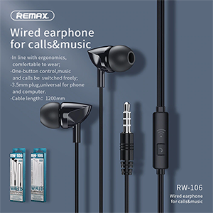 Remax RW106 Wired Earphone
