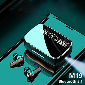 M19 TWS Wireless Bluetooth 5.1 Earbuds