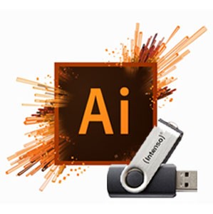 Adobe illustrator 2021 With 8GB USB Drive Installation Media