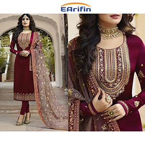 indian soft georgette three piece-5