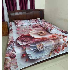 Premium 3D Design Bed Sheet