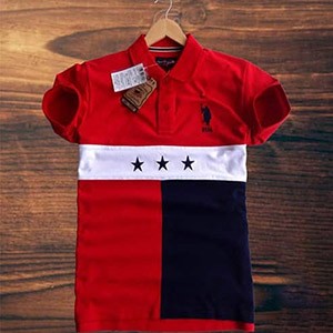 Half Sleeve Polo Shirt Red For Men