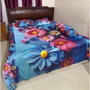 Premium 3D Design Bed Sheet