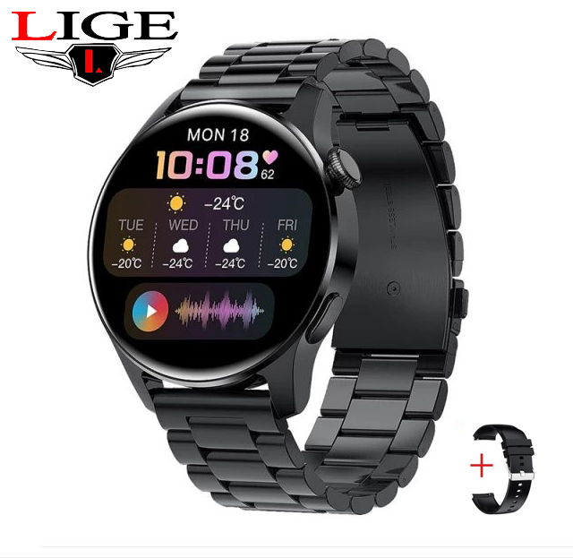 LIGE Exclusive Waterproof Smartwatch BW0256 Bluetooth calling multifunctional
