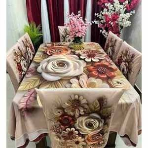 Dining Table Cloth & Chair Cover Set